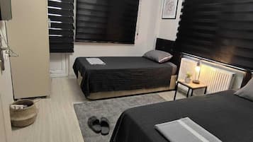 1 bedroom, individually decorated, individually furnished, desk