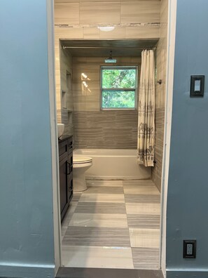 Towels, soap, toilet paper