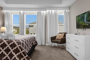 3 bedrooms, iron/ironing board, bed sheets