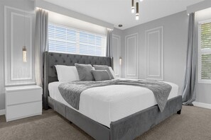 5 bedrooms, iron/ironing board, Internet, bed sheets