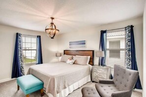5 bedrooms, iron/ironing board, bed sheets