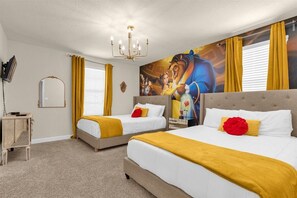 6 bedrooms, iron/ironing board, WiFi, bed sheets