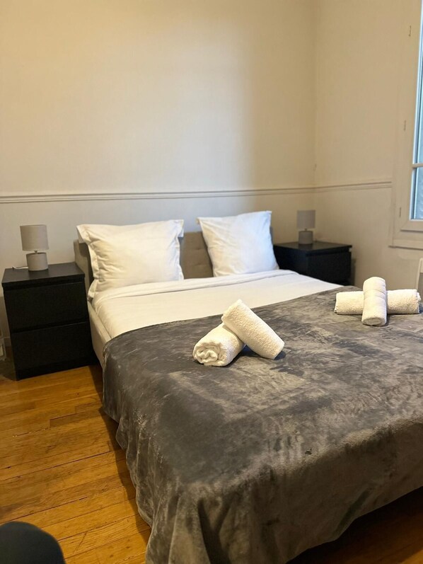 2 Schlafzimmer, Bügeleisen/Bügelbrett, kostenloses WLAN, Bettwäsche