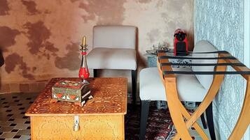 Luxe kamer, 1 twee- of 2 eenpersoonsbedden | Woonruimte