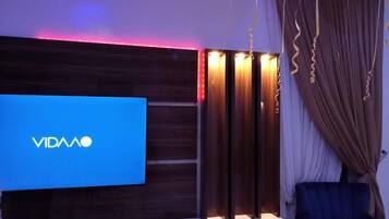 Luxury Room, Balcony, City View | Desk, laptop workspace, free WiFi