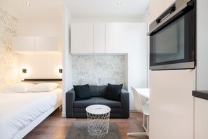 Strykjärn/strykbräda, gratis wi-fi och sängkläder