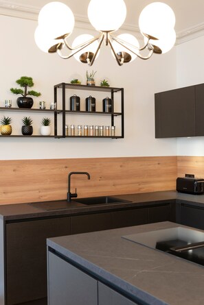 Fridge, microwave, oven, dishwasher - Le Charmant de Catherine - Très bel appt à Nancy (Nancy)