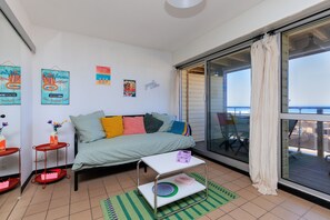 TV - MimiZen - Vue sur l'océan, la plage de la Garluche (Mimizan)