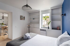 2 bedrooms, iron/ironing board, free WiFi, bed sheets - Instant Détente - Appt à 50 m de la plage (Pléneuf-Val-André)