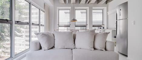 Klassiek appartement | Woonkamer