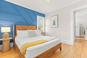 2 chambres, fer et planche Ă repasser, Wi-Fi, draps fournis