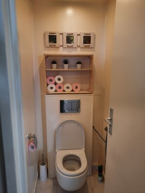 Asciugacapelli, asciugamani, sapone, shampoo