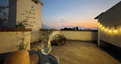Apartment on a spectacular farm. We are located 10 min from Antigua Guatemala.