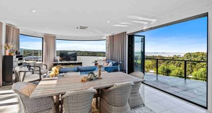 Seabreeze Sanctuary is a beautiful modern home with panoramic views