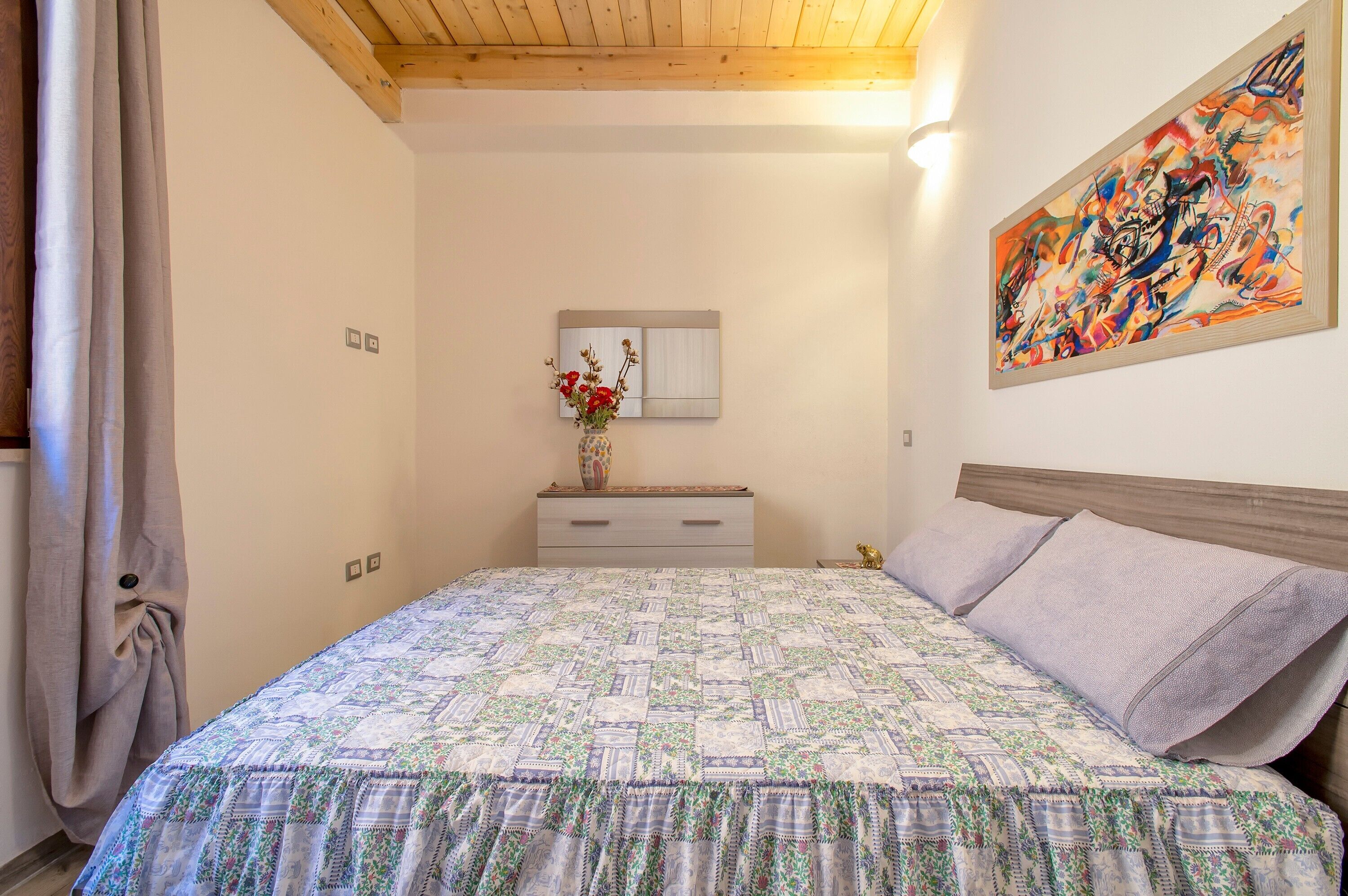 1 bedroom, iron/ironing board, bed sheets