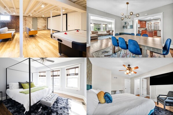 9 bedrooms, desk, iron/ironing board, travel crib