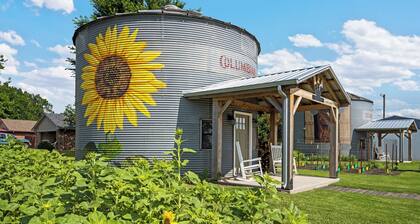 The Painted Silos - The Sunflower Bin. Elgin, Ft Sill and Lawton areas.