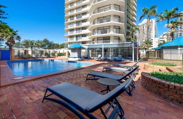 Indoor pool, a heated pool