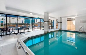 Indoor pool, a heated pool