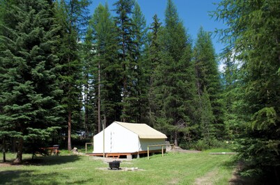 Fortine Creek Campground - Glamping Tent