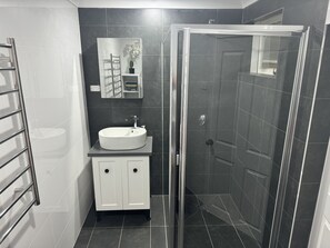 Regadera, amenidades de baño ecológicas, secadora de cabello, toallas