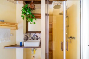 Shower, hair dryer