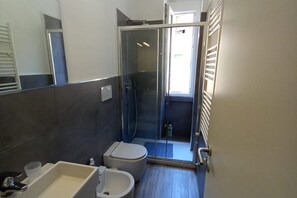 Dutxa, assecador de cabells, bidet i tovalloles 