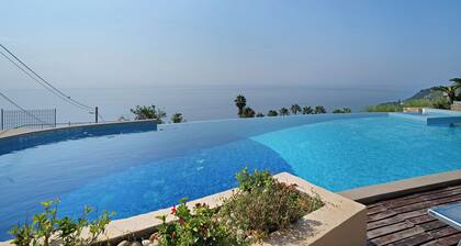 Villa 'Caroleo' with Sea View, Private Pool and Wi-Fi