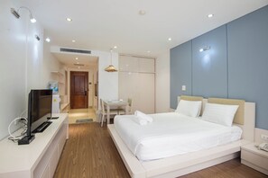 In-room safe, blackout drapes, soundproofing, iron/ironing board - Wendy apartment Phan Ke Binh (Hanoi)