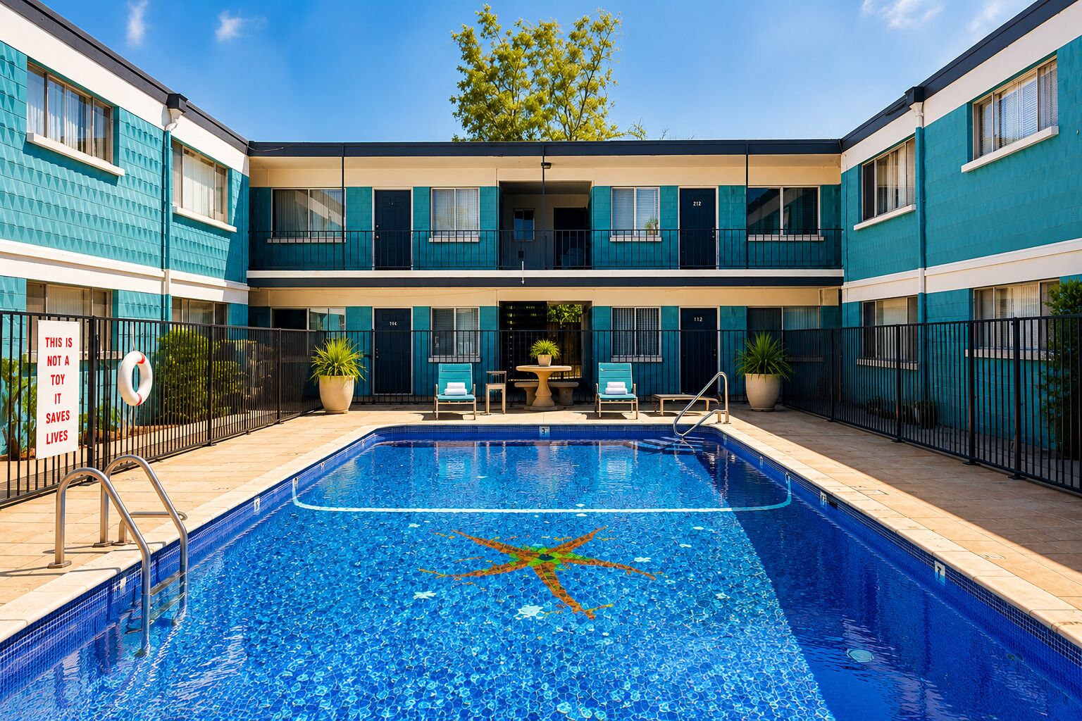 Una piscina climatizada