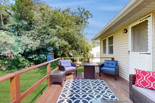 Peaceful centrally located home:  w/ yard & walking distance to town