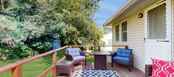 Peaceful centrally located home:  w/ yard & walking distance to town