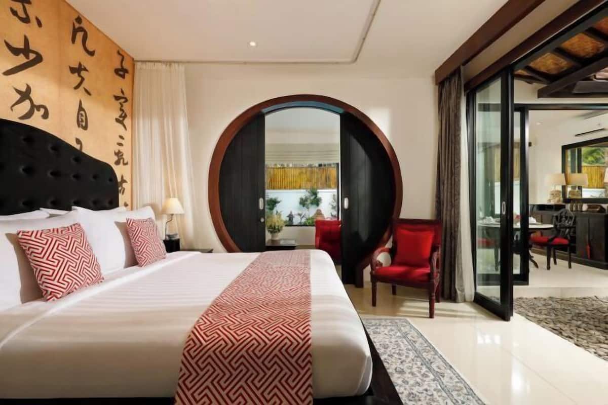 1 kamar tidur, meja kerja, Wi-Fi gratis, dan seprai linen