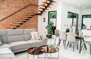 Interior - Lovely 3-bedroom villa in Downtown Punta Cana with WiFi, AC, pool and grill  (Punta Cana)