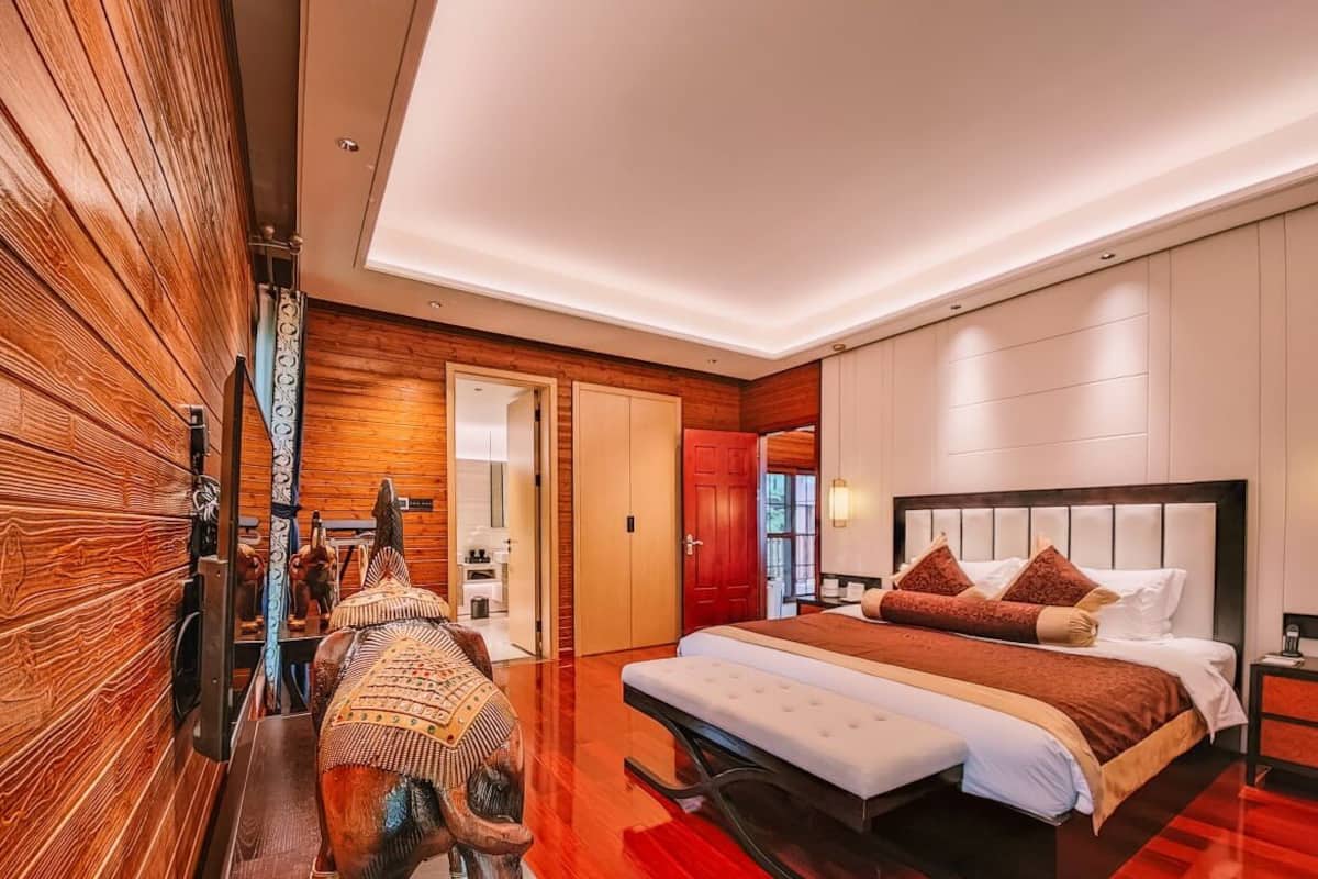 Suite, uitzicht op tuin | 1 slaapkamer, gratis wifi, beddengoed