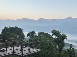 Vue depuis l’hébergement