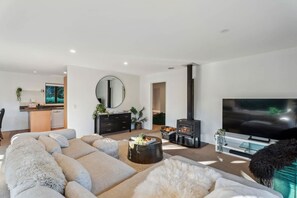 TV, fireplace, offices - Mt Roy Views Summary: (Wanaka)