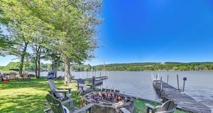 Cottage on Lamoka Lake w/ Deck, Grill & 3 Kayaks