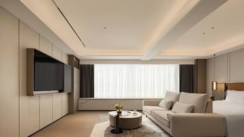 Studio Premier, quang cảnh thành phố | Phòng tắm | Đồ dùng nhà tắm miễn phí, máy sấy tóc, áo choàng tắm