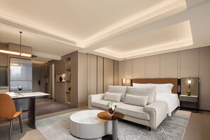 Executive Studio, City View | Living area | 65-cm LED TV with digital channels, toys - WILMTON PLACE (Guangzhou)