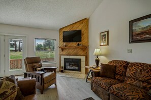 TV connectée, cheminée