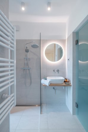 Cabane Romantique, vue colline | Salle de bain