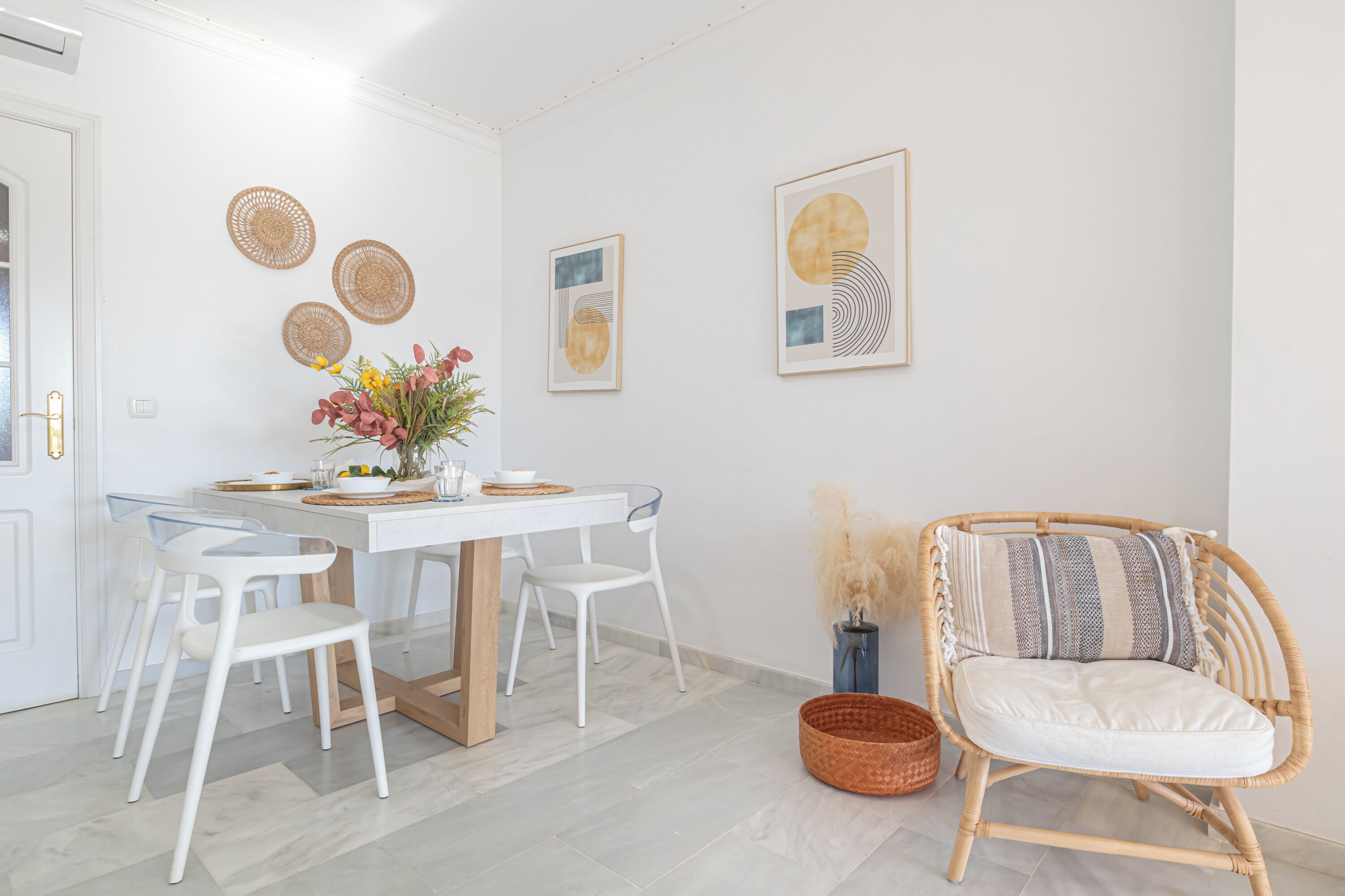 Familieleilighet, flere soverom, 2 bad, sjøvendt (Mi Capricho Modern Sunshine) | Spiseområde