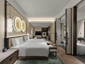 Kamer, 1 eenpersoonsbed, uitzicht op lagune (Pool) | Luxe beddengoed, een minibar met enkele gratis items, geluiddichte muren