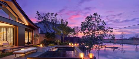 Villa, 2 habitaciones (Lakefront, Pool) | Terraza o patio