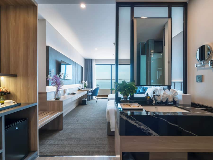 Chambre Deluxe, 2 lits une place, vue océan (Ocean)