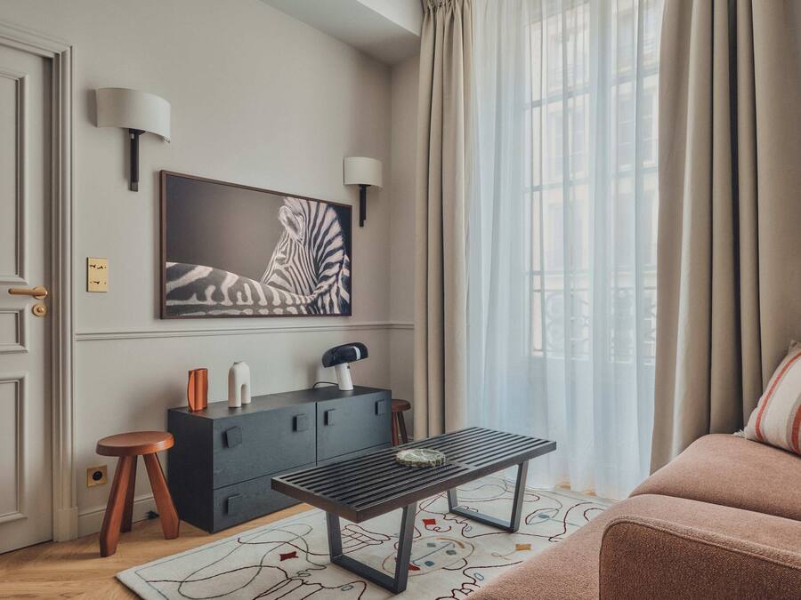 Appartement Deluxe - Ambre 202 | Coin séjour