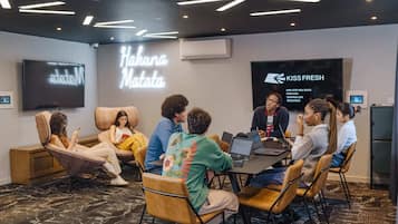 Sala de estar en el lobby