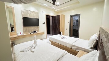 Habitación ejecutiva | Sábanas de algodón egipcio y ropa de cama de alta calidad