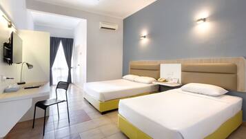 1 bilik tidur, meja, Wi-fi percuma, cadar katil